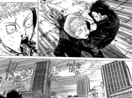 Yuji taking a direct blow from Sukuna (Image via Gege Akutami/Shueisha)